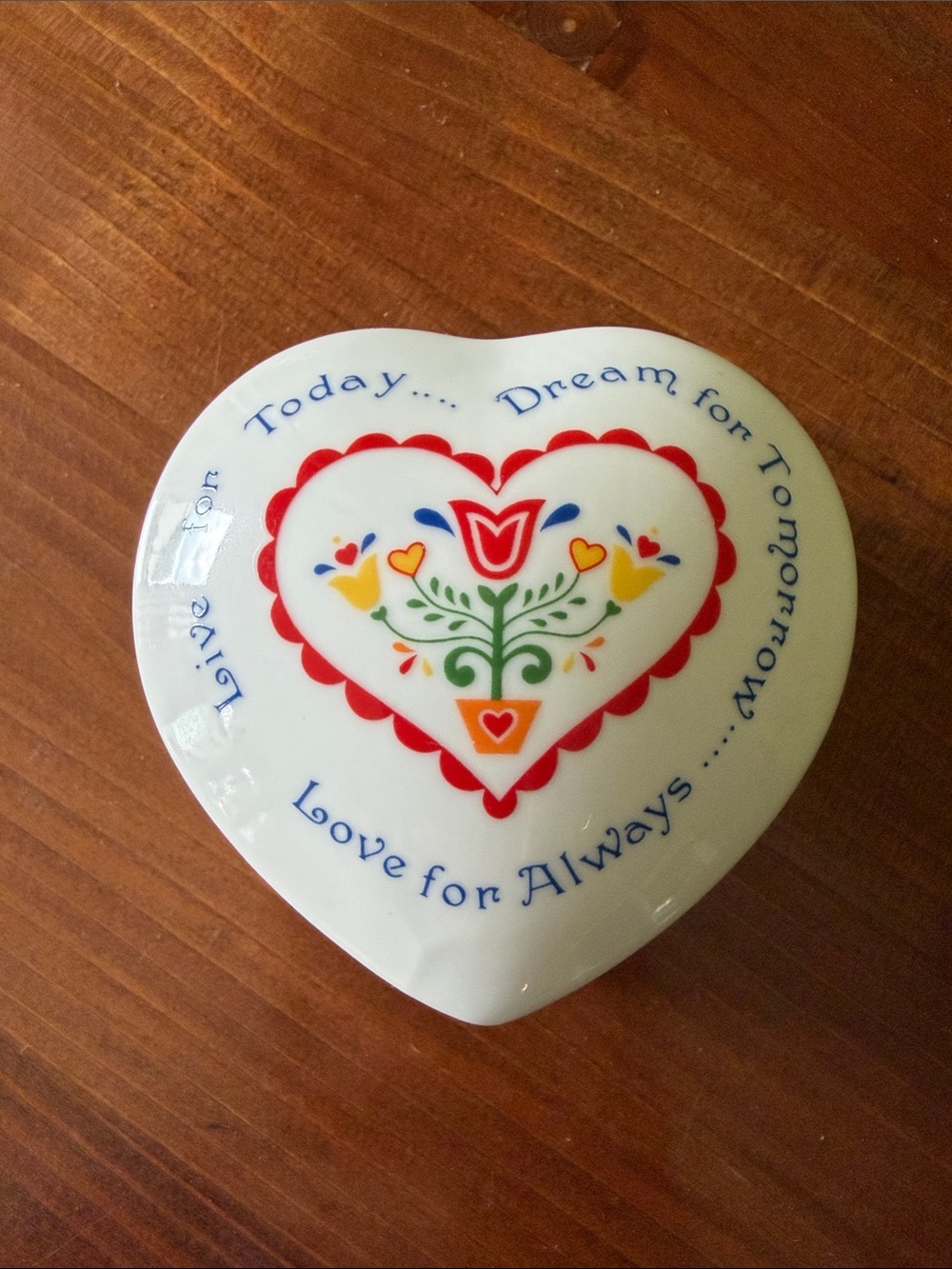 Heart-Shaped Decorative Trinket Dish